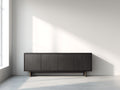 Dielenschränke Holzwerkstoff 180x42x75 cm - Dunkelbraun - 4 Türen Modernes Design